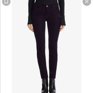 J Brand midrise corduroy skinny jeans